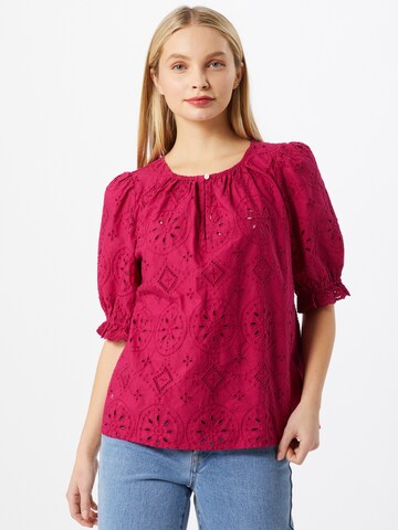 GAP - Blusa 'Eyelet' en rojo: frente