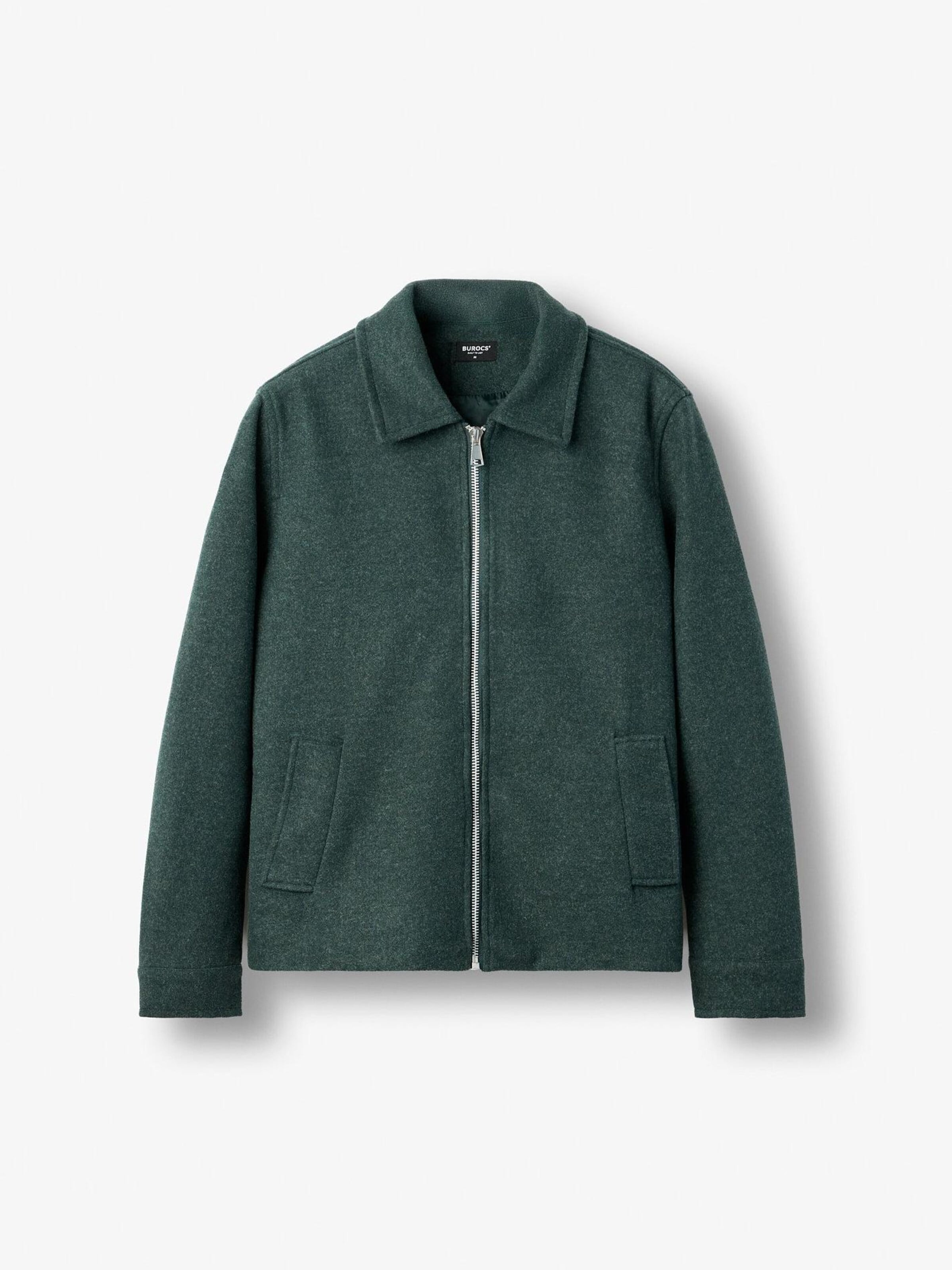Burocs Between-Season Jacket in Green: front