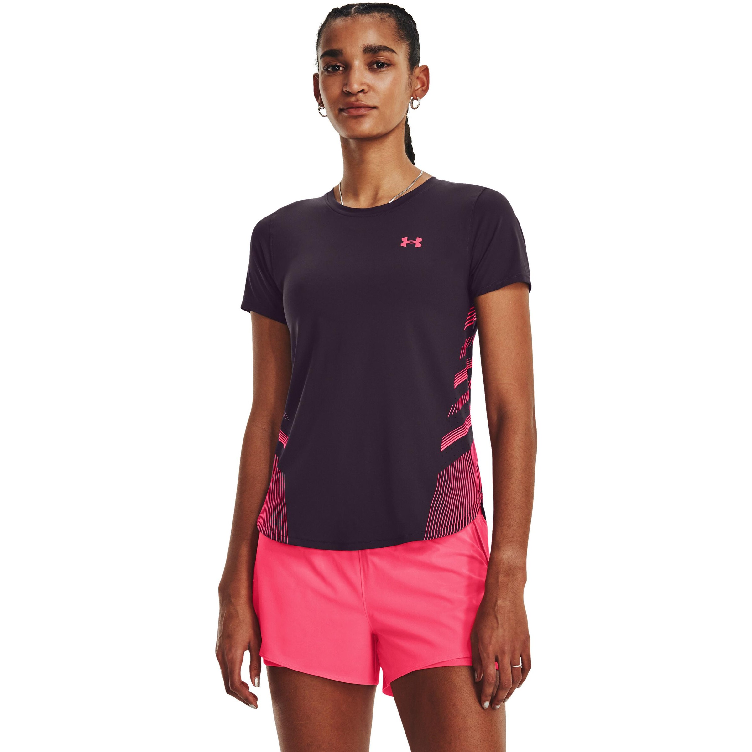 UNDER ARMOUR Sportshirt in Lila: Vorderseite