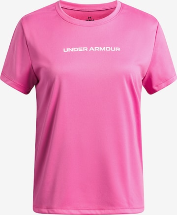UNDER ARMOUR Performance Shirt 'Branded' in Pink: front