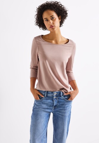 STREET ONE Shirt in Pink: front