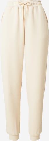 Effilé Pantalon de sport 'LOUNGE' ONLY PLAY en beige : devant