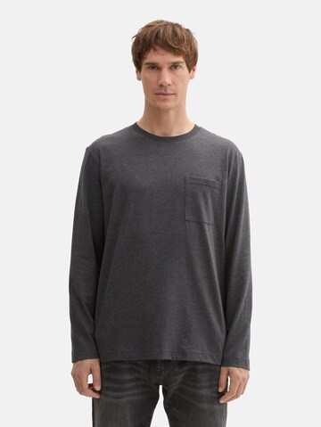 T-Shirt TOM TAILOR en noir : devant
