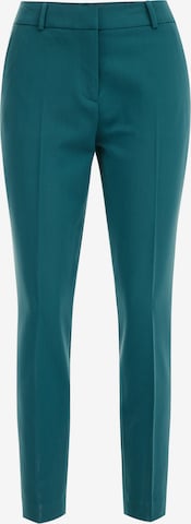 Pantaloni con piega frontale di WE Fashion in verde: frontale