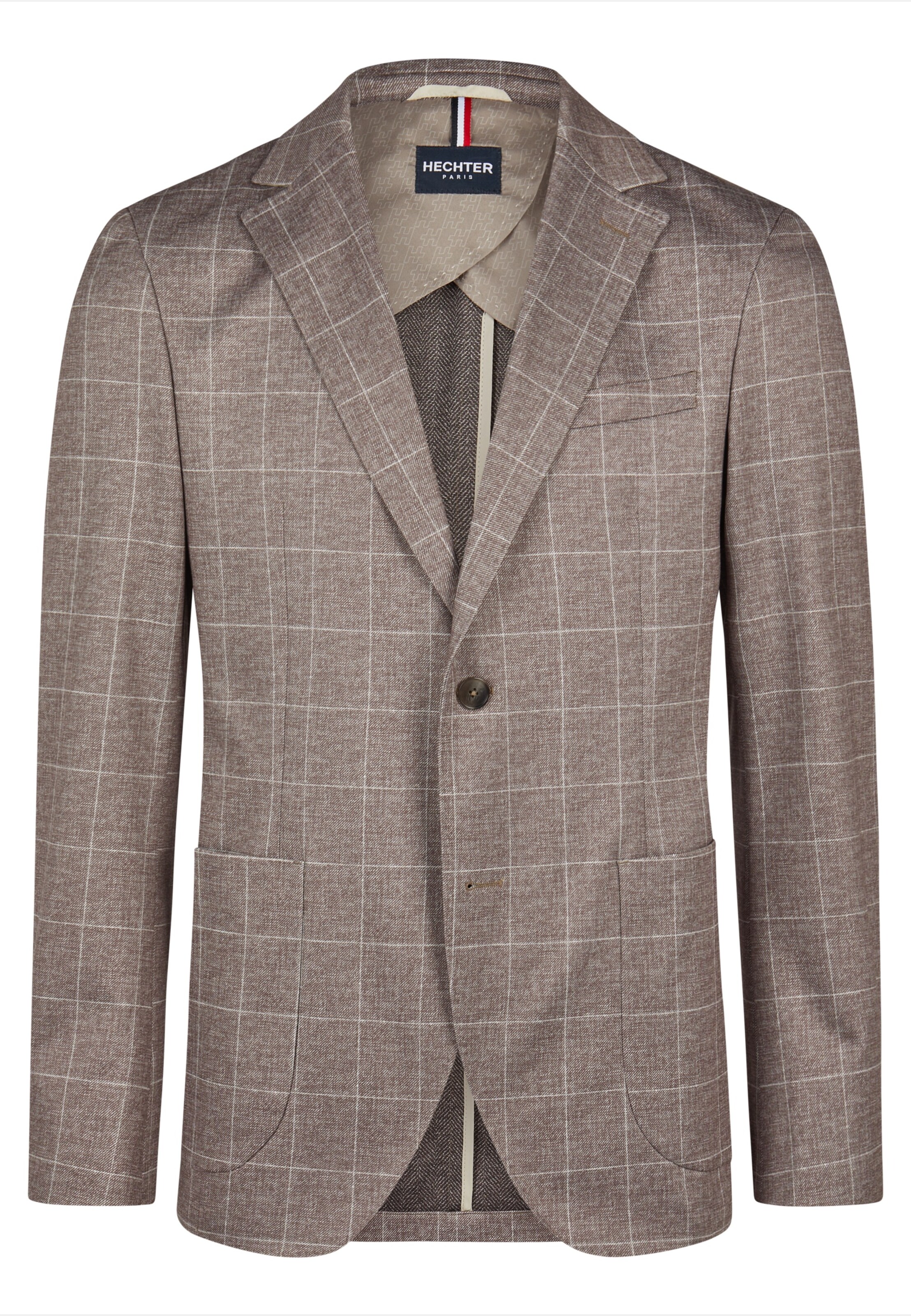 HECHTER PARIS Regular Fit Sakko in Braun: Vorderseite