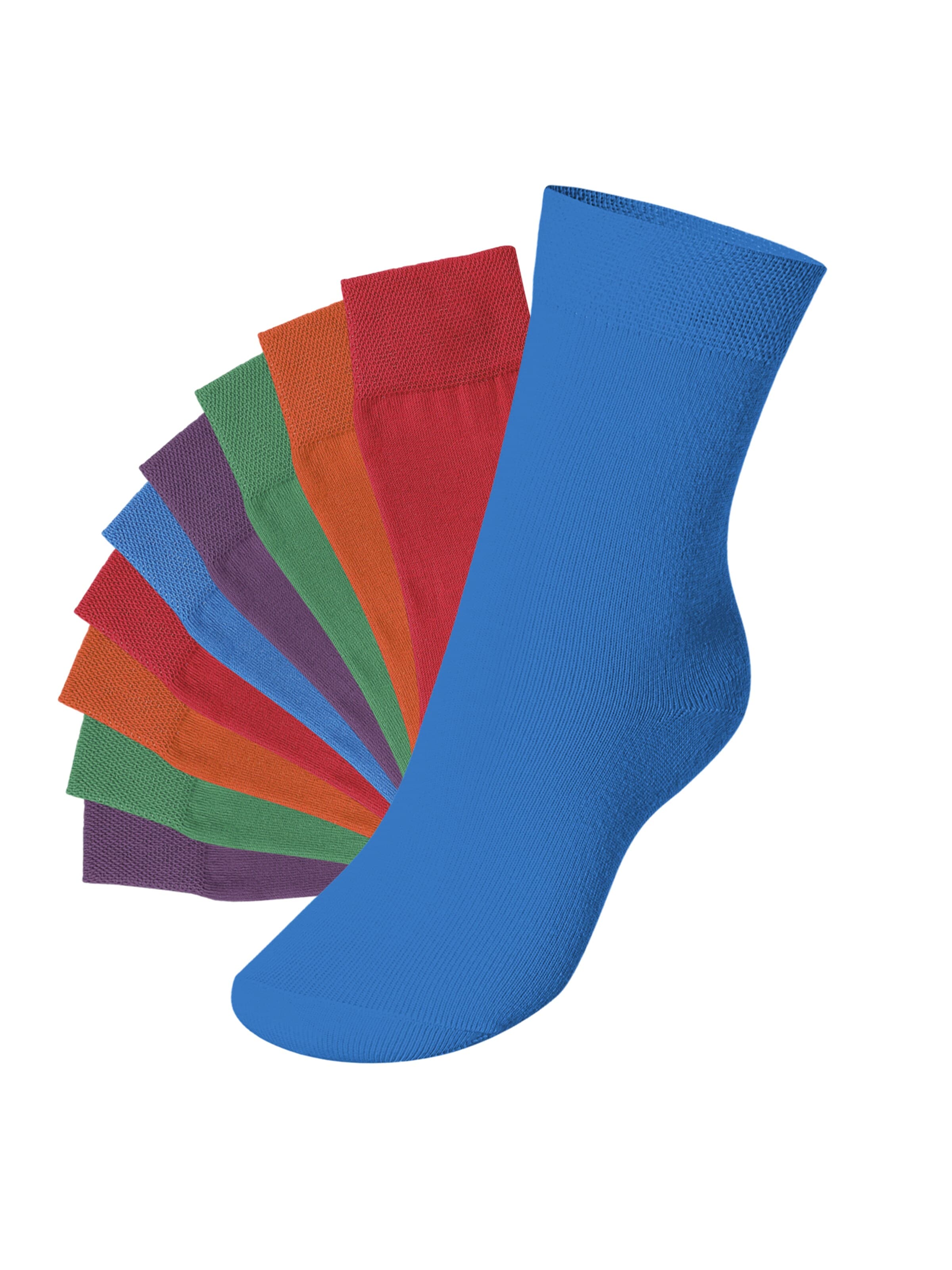 footstar Socken 'EVERYDAY!'‌‌‌‌‌‌ in Blau: Vorderseite