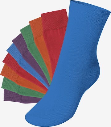 footstar Socken 'EVERYDAY!' in Blau: Vorderseite
