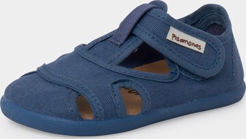 Calzatura aperta di Pisamonas in blu: frontale