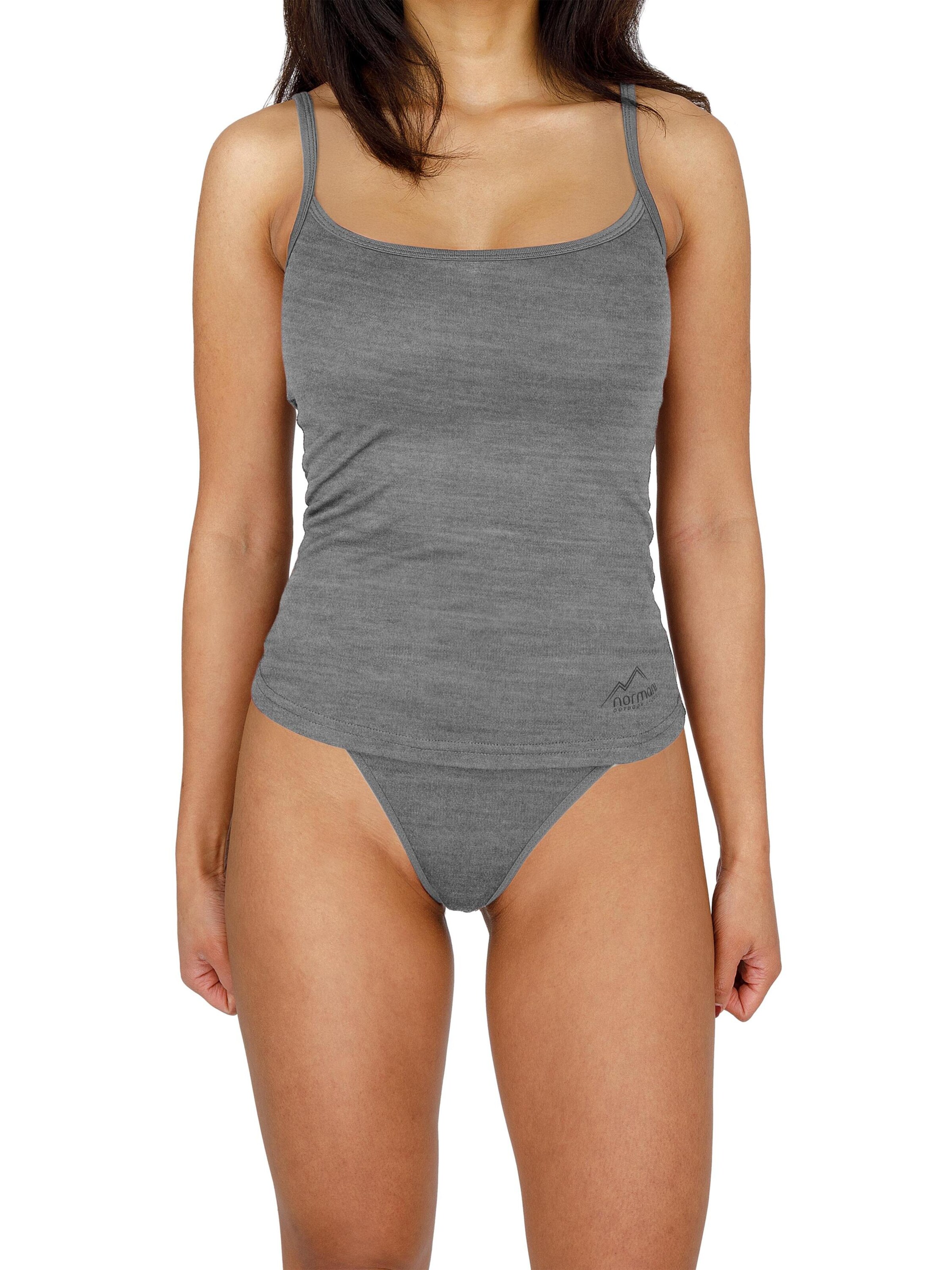 normani Unterhemd in Grau: Vorderseite
