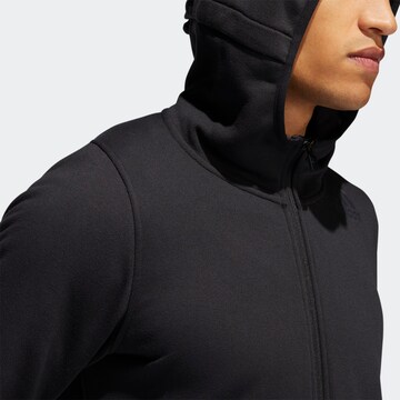 ADIDAS PERFORMANCE Athletic Zip-Up Hoodie 'Prime' in Black