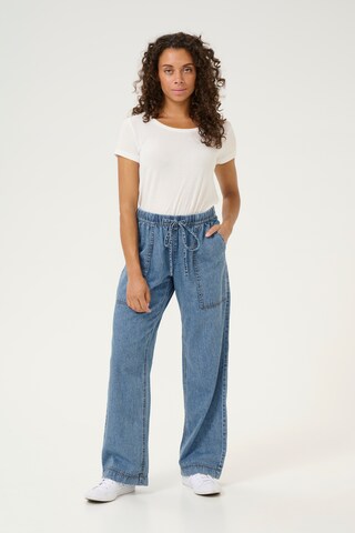 CULTURE Regular Trousers 'adele' in Blue