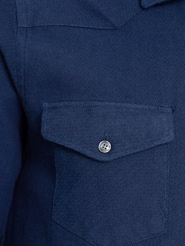 By Diess Collection Regular fit Button Up Shirt in Blue