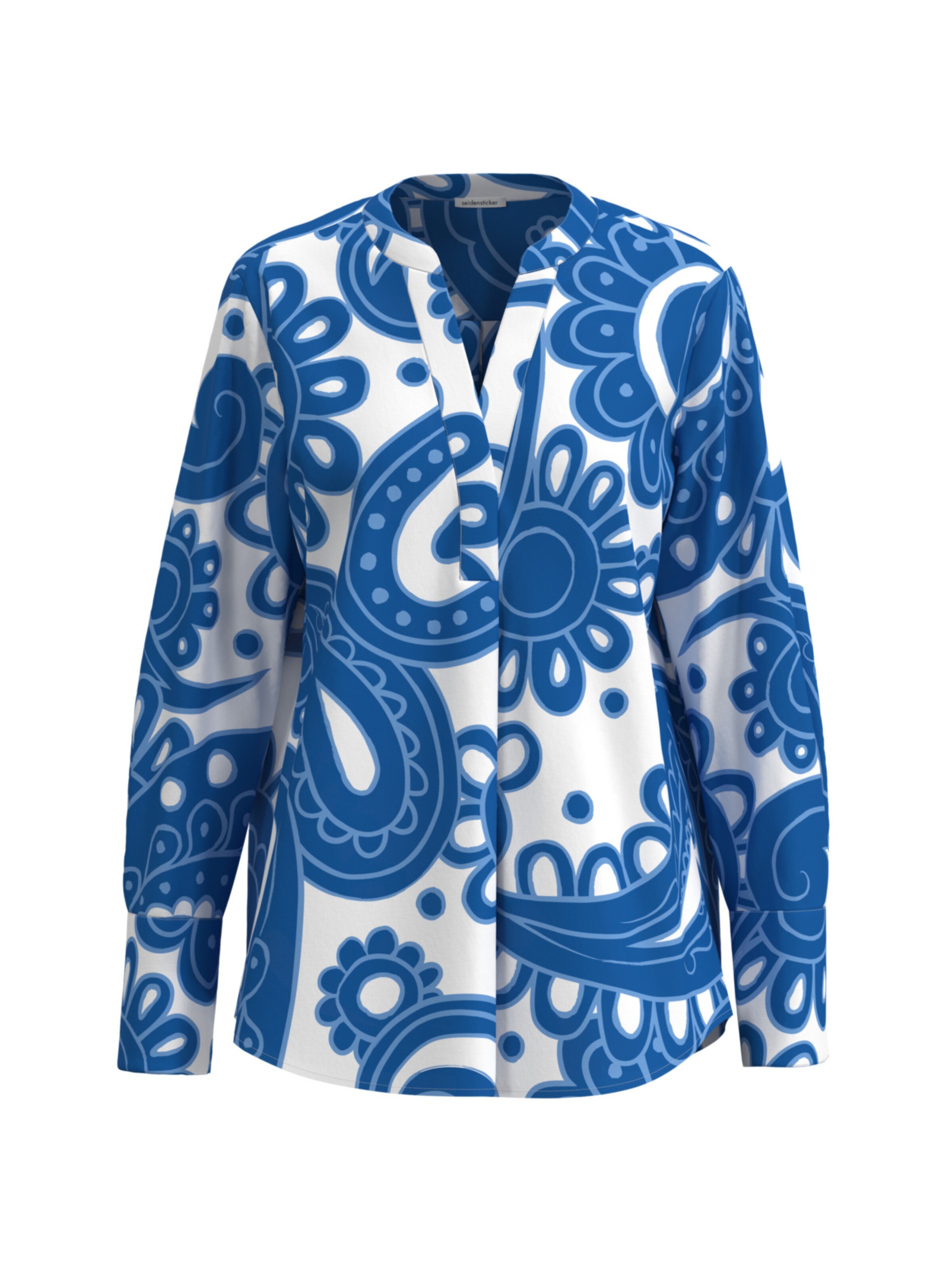 SEIDENSTICKER Tunika 'Schwarze Rose' in Blau