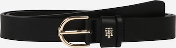 TOMMY HILFIGER Belt 'Timeless' in Black: front