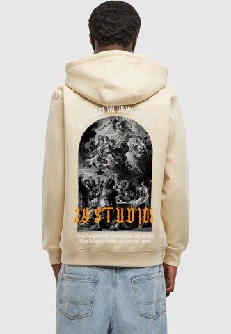 2Y Studios Sweatshirt 'Salvation Of The Divine' in Beige: Vorderseite