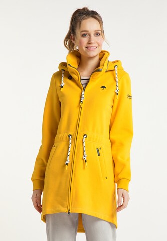 Schmuddelwedda Sweat jacket in Yellow: front