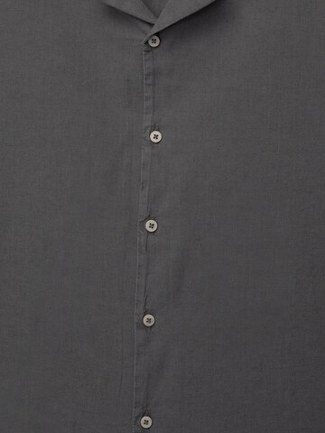Pull&Bear Comfort fit Button Up Shirt in Grey
