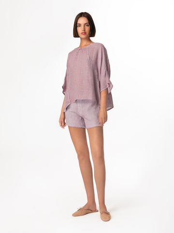 Slimfit Pantaloni di Haris Cotton in lilla