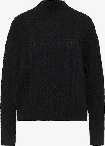 DreiMaster Vintage Pullover in Schwarz: predná strana