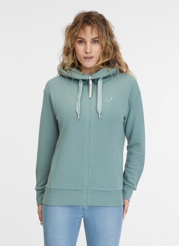 Ragwear Sweatjacke in Blau: Vorderseite