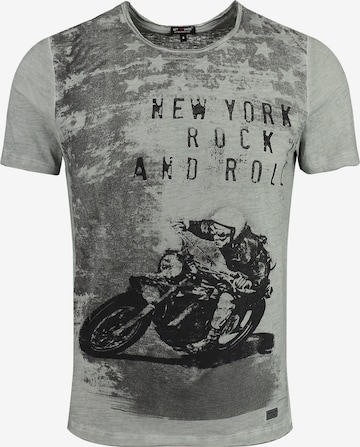 T-Shirt Key Largo en gris : devant