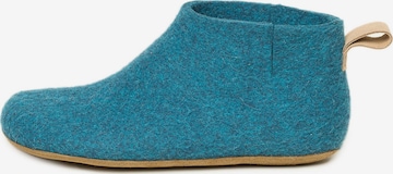 MagicFelt Instappers 'Feltboot' in Blauw: voorkant