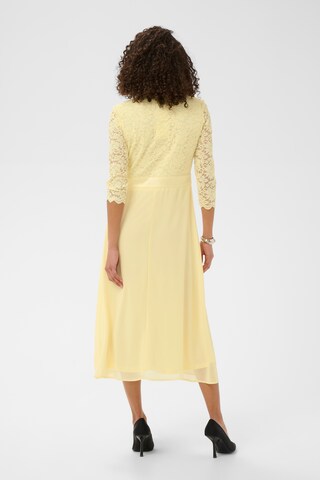 Kaffe Kleid in Gelb