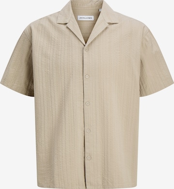 Chemise 'JJETyson' JACK & JONES en gris : devant