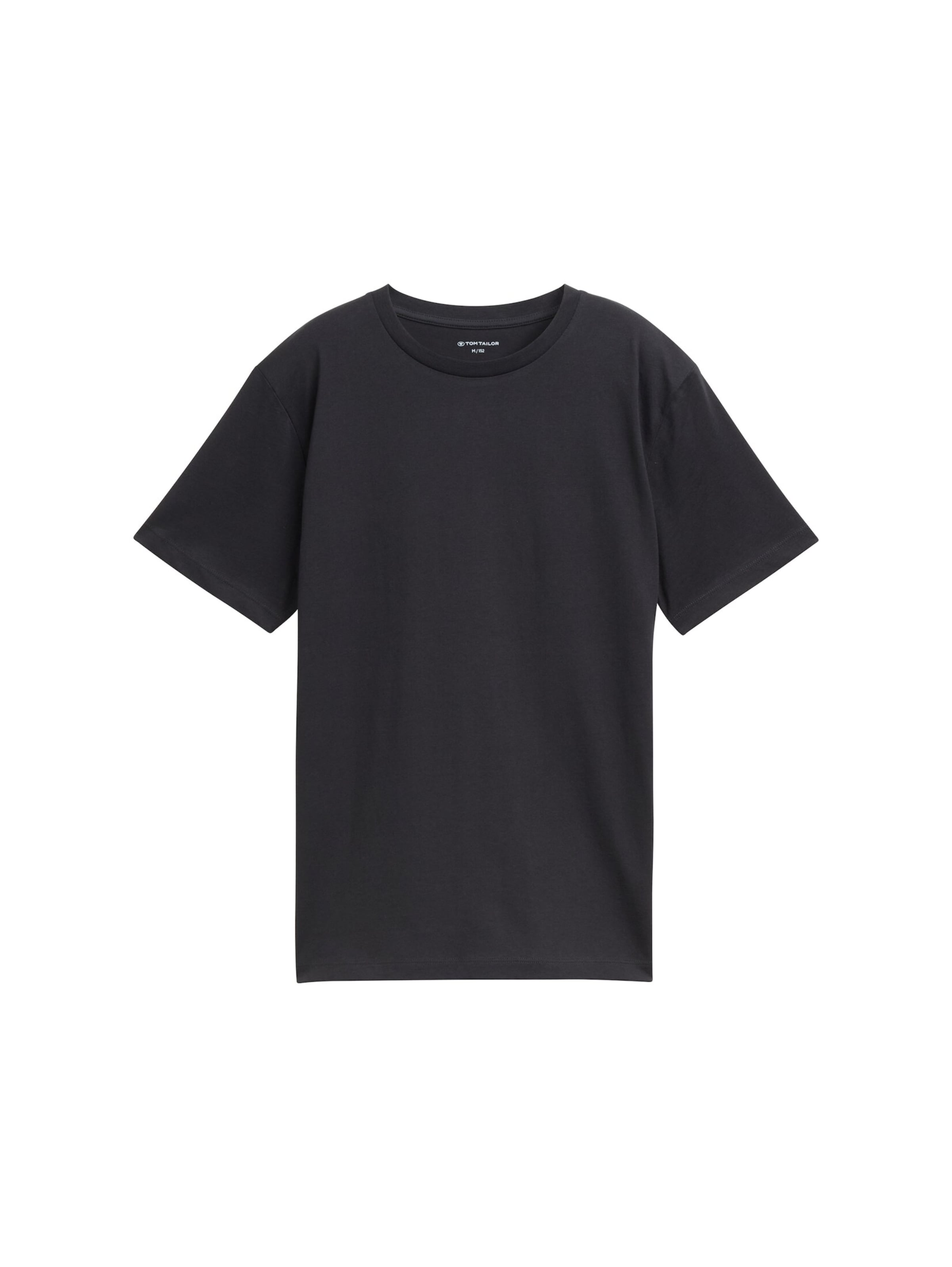 T-Shirt TOM TAILOR en noir : devant