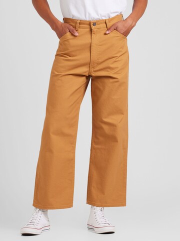 Levi's Skateboarding Wide leg Jeans in Brown: front
