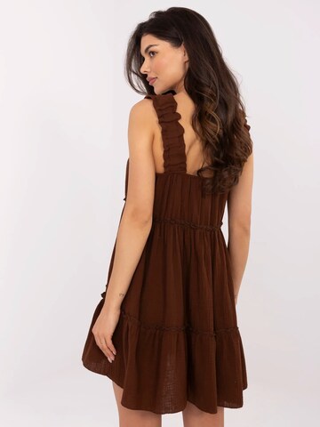 Madnezz House Kleid 'A5036.78' in Braun