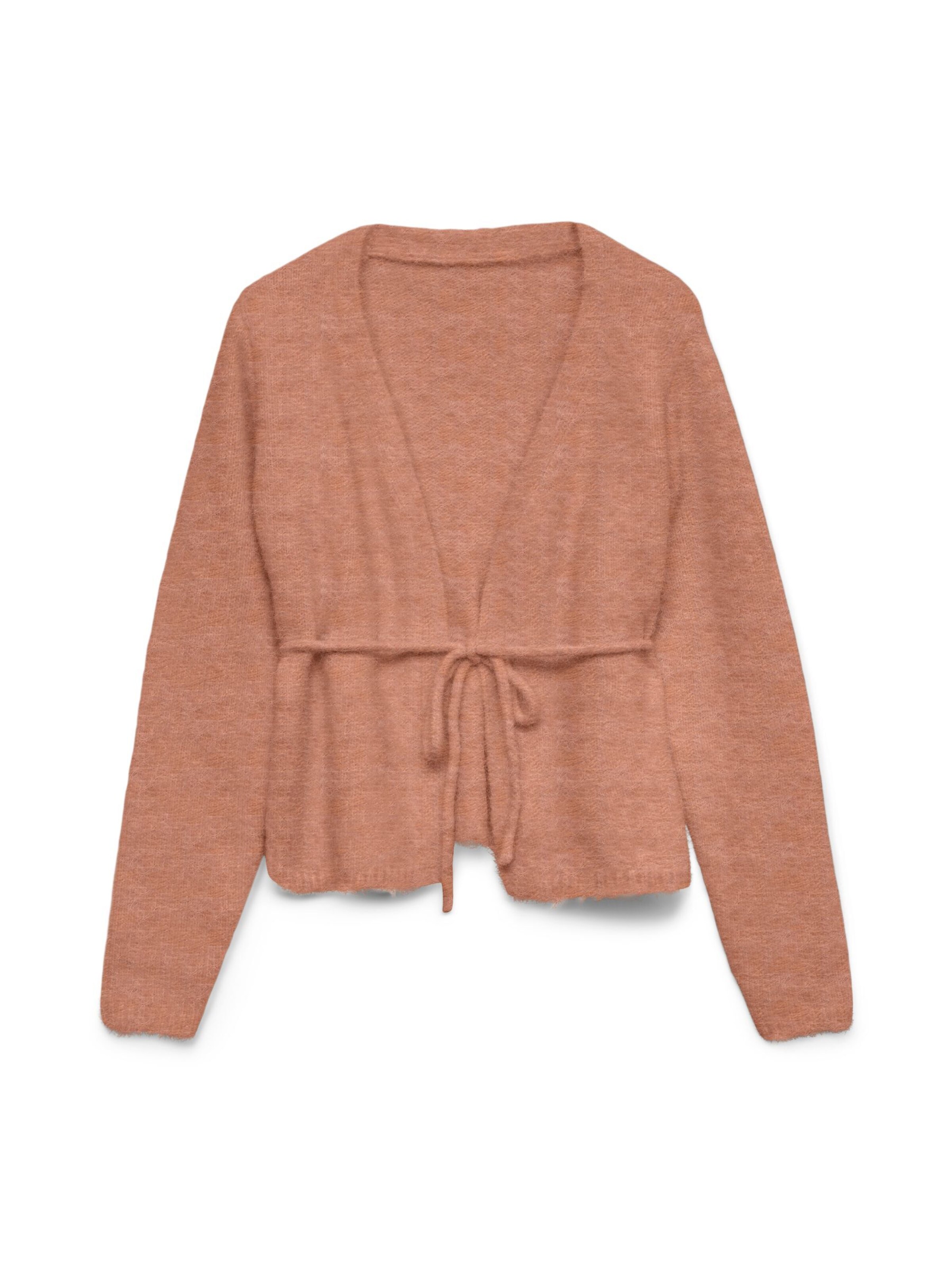 Cardigan 'VMSORRENTO' VERO MODA en marron : devant