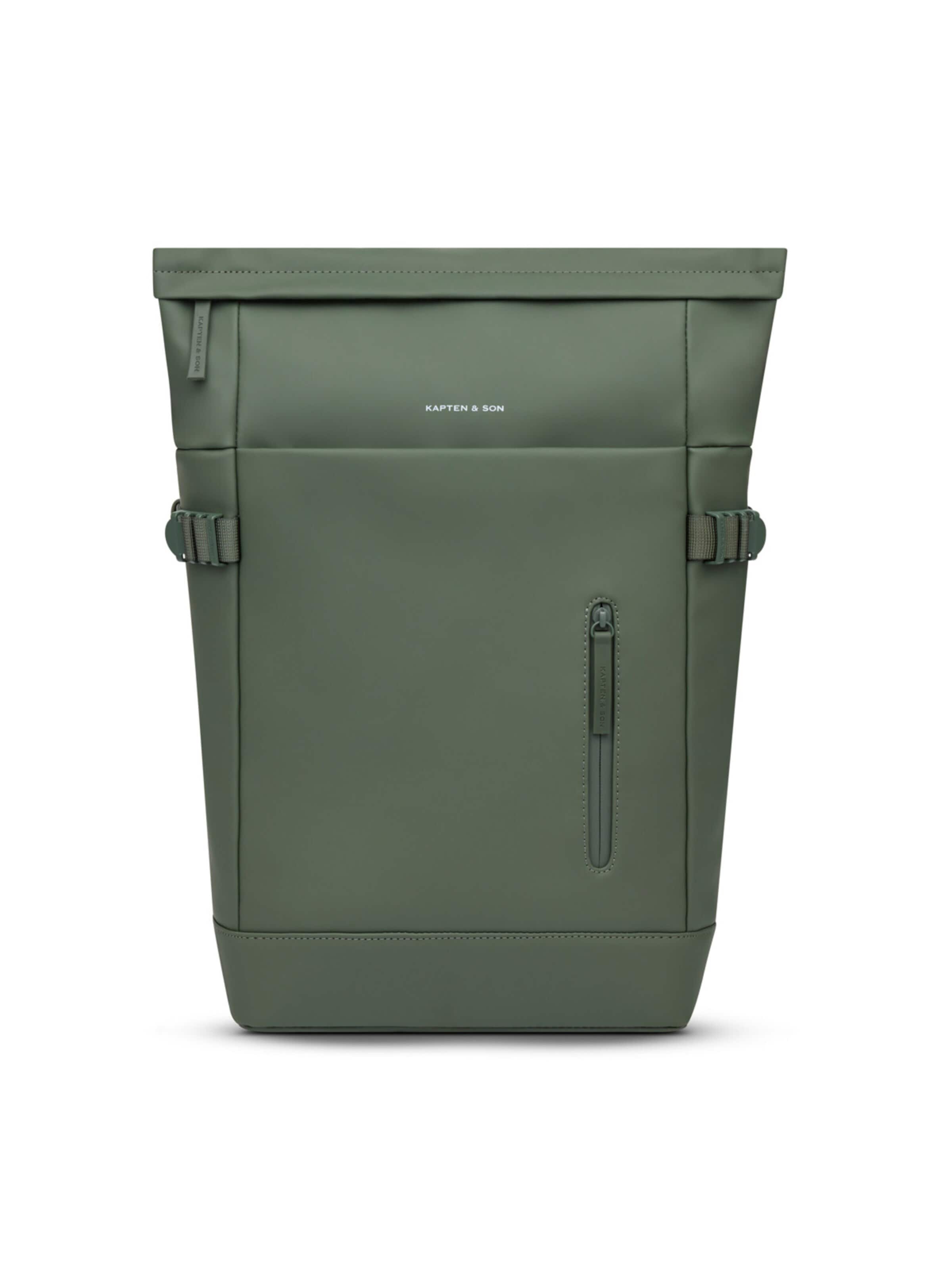 Kapten & Son Rucksack 'Helsinki'‌‌‌‌‌‌‌‌ in Grün: Vorderseite