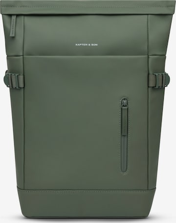 Kapten & Son Rucksack 'Helsinki' in Grün: Vorderseite