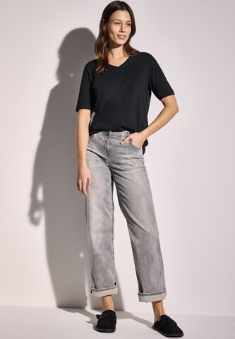 CECIL T-Shirt im Tunika-Look in Schwarz