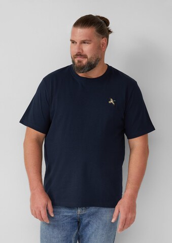 s.Oliver Shirt in Blauw: voorkant