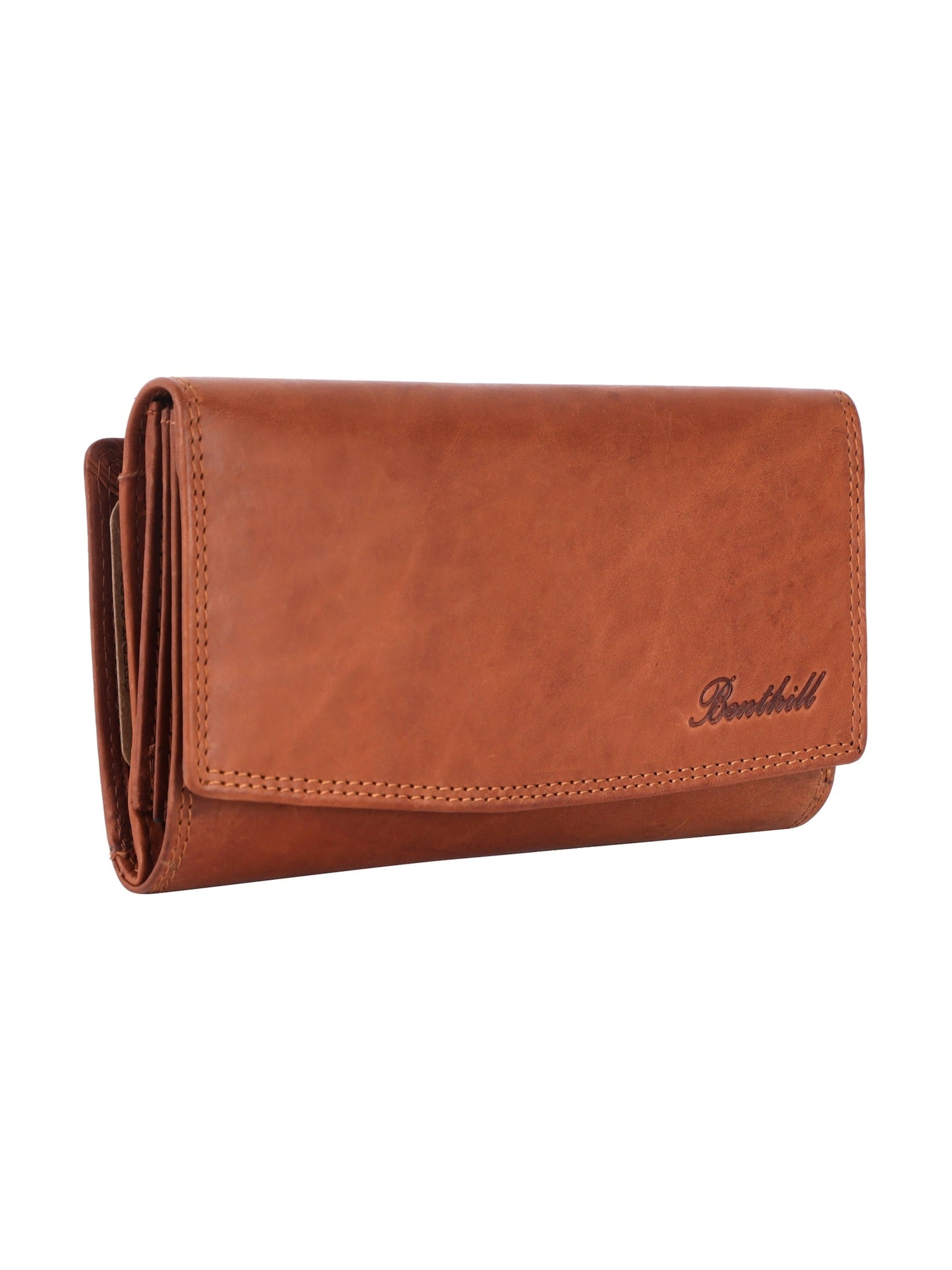 Benthill Wallet in Brown: front