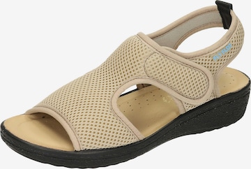 FLY FLOT Sandals in Beige: front