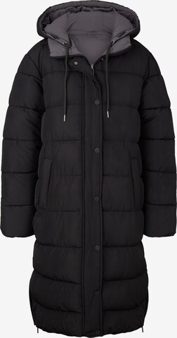 TOM TAILOR Winter Coat in Black: front