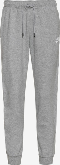 Nike Sportswear Παντελόνι σε γκρι μελανζέ / λευκό, Άποψη προϊόντος