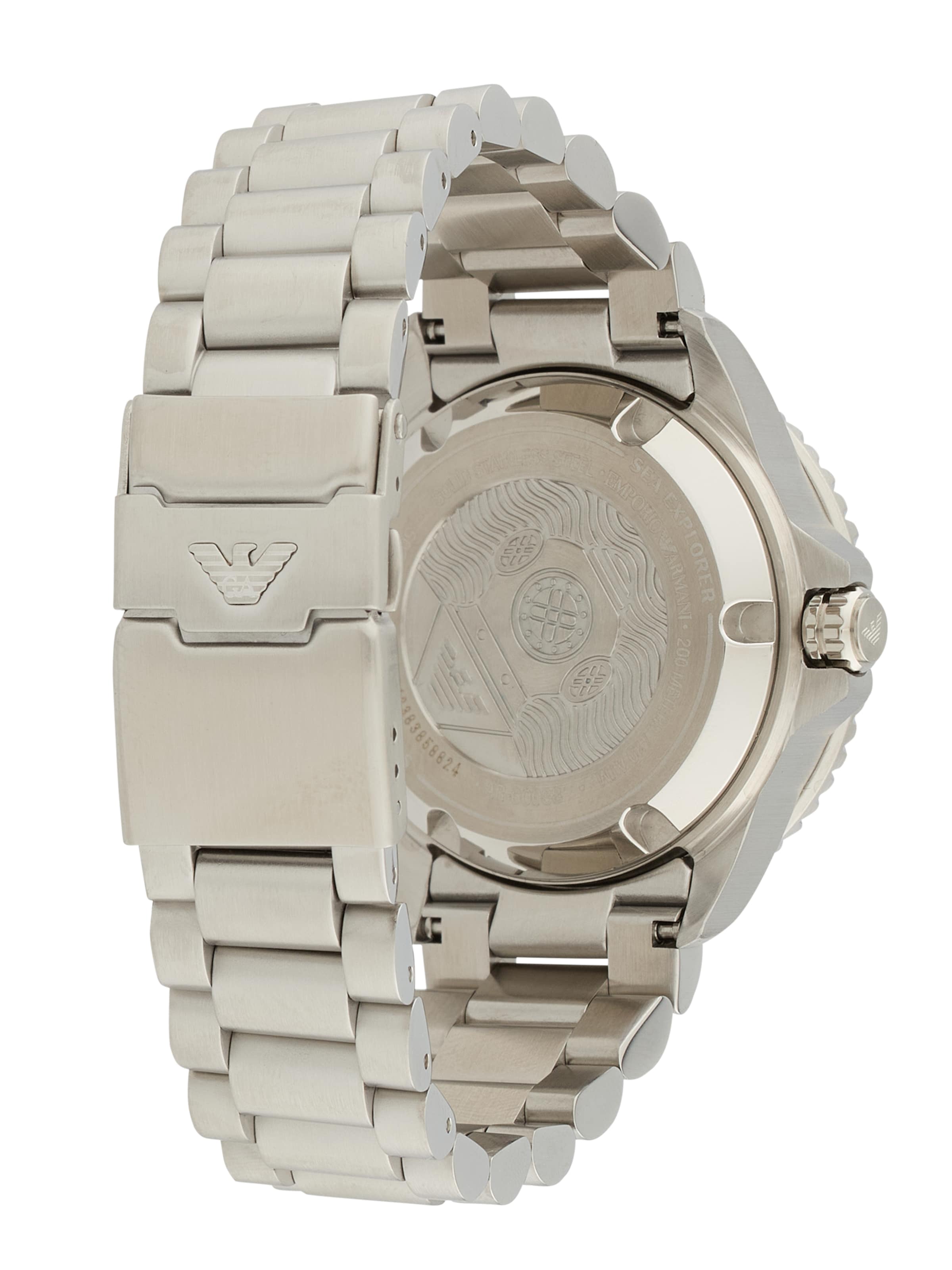 Emporio Armani Analoguhr in Silber