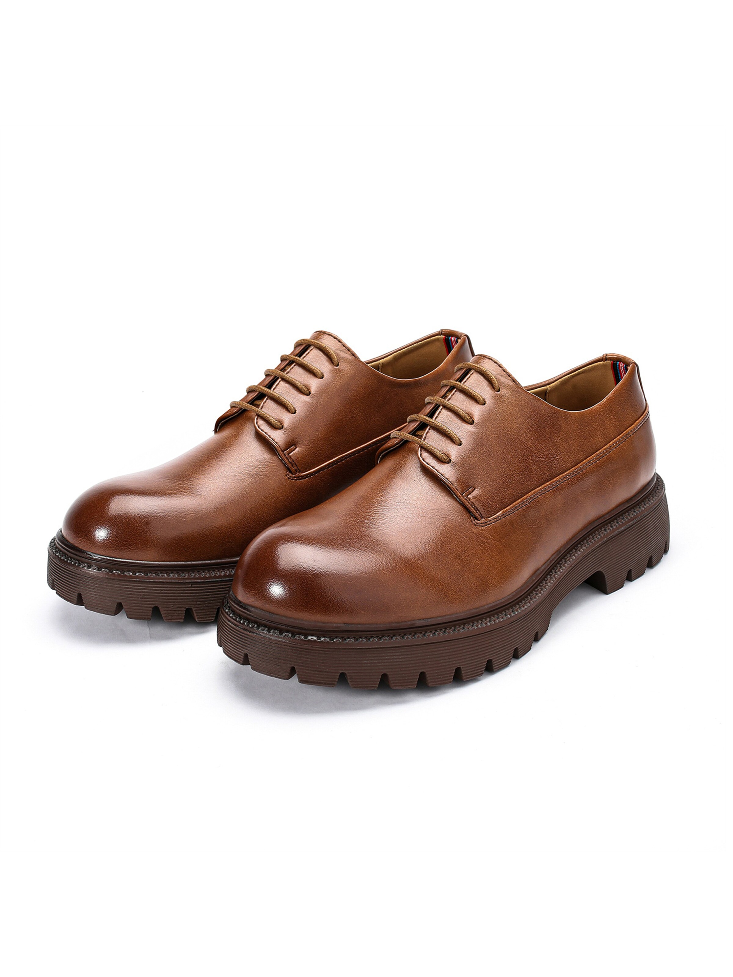 ALLTHEMEN Schnürschuh 'Schicht'‌‌‌‌‌‌‌‌‌‌ in Braun