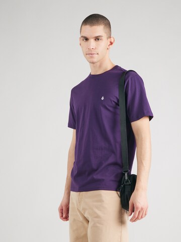 Volcom - Camiseta 'Stone Blanks' en lila: frente