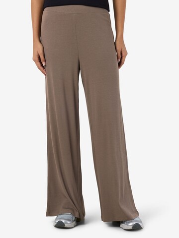 Noisy may Wide leg Trousers 'NMPASA' in Brown