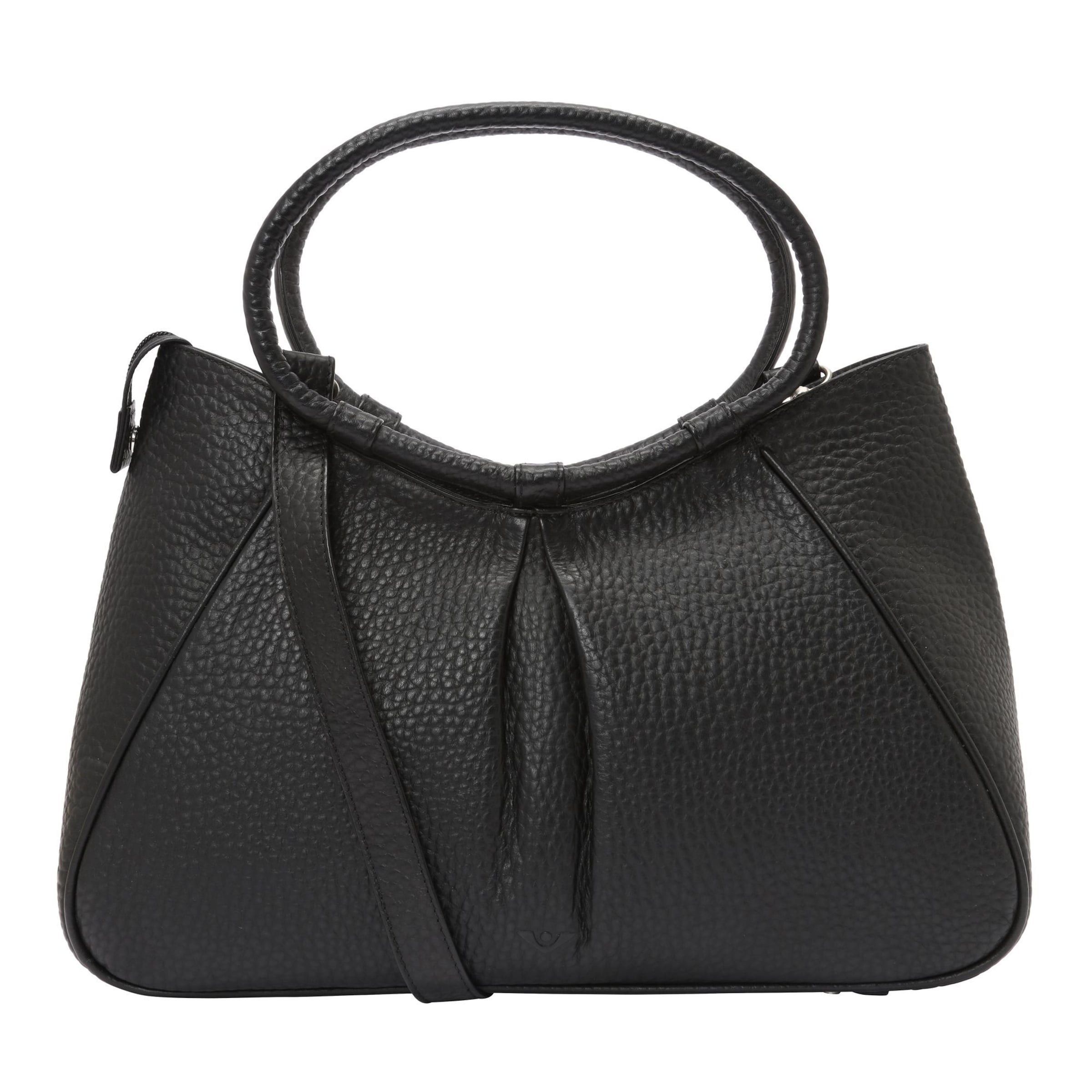 VOi Handtas 'Hirsch Ilon' in Zwart: voorkant