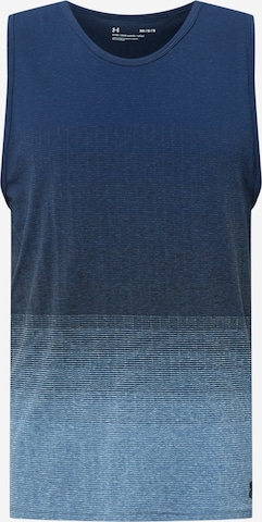 UNDER ARMOUR Funkcionalna majica 'Seamless Lux' | modra barva: sprednja stran