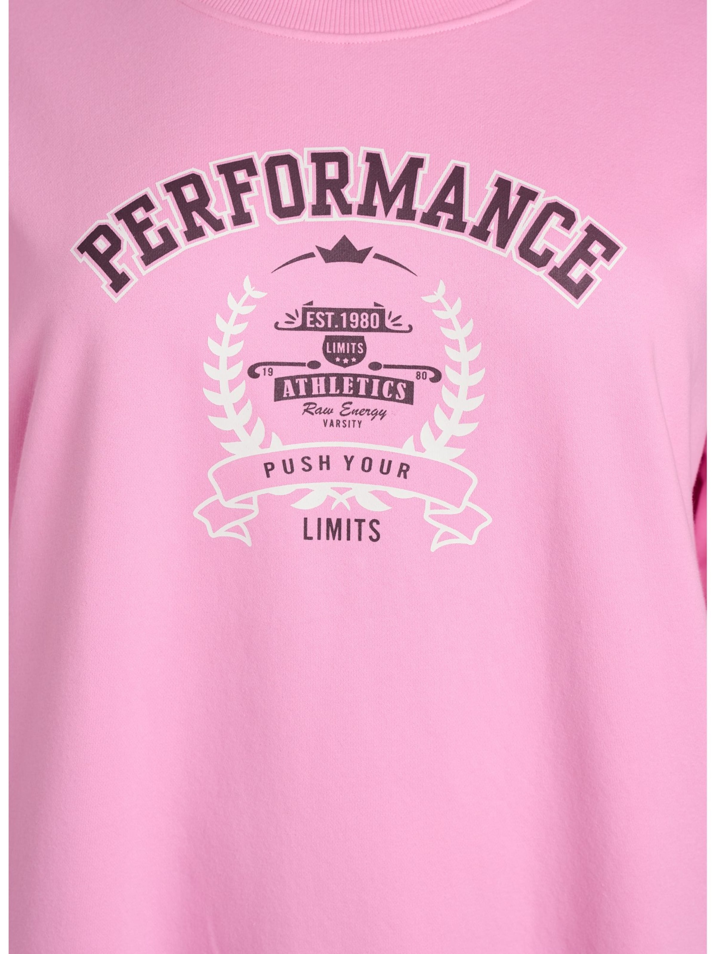 Active by Zizzi Свитшот в Ярко-розовый