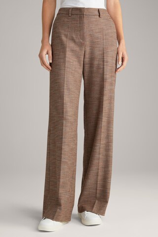 JOOP! Regular Pleated Pants in Brown: front