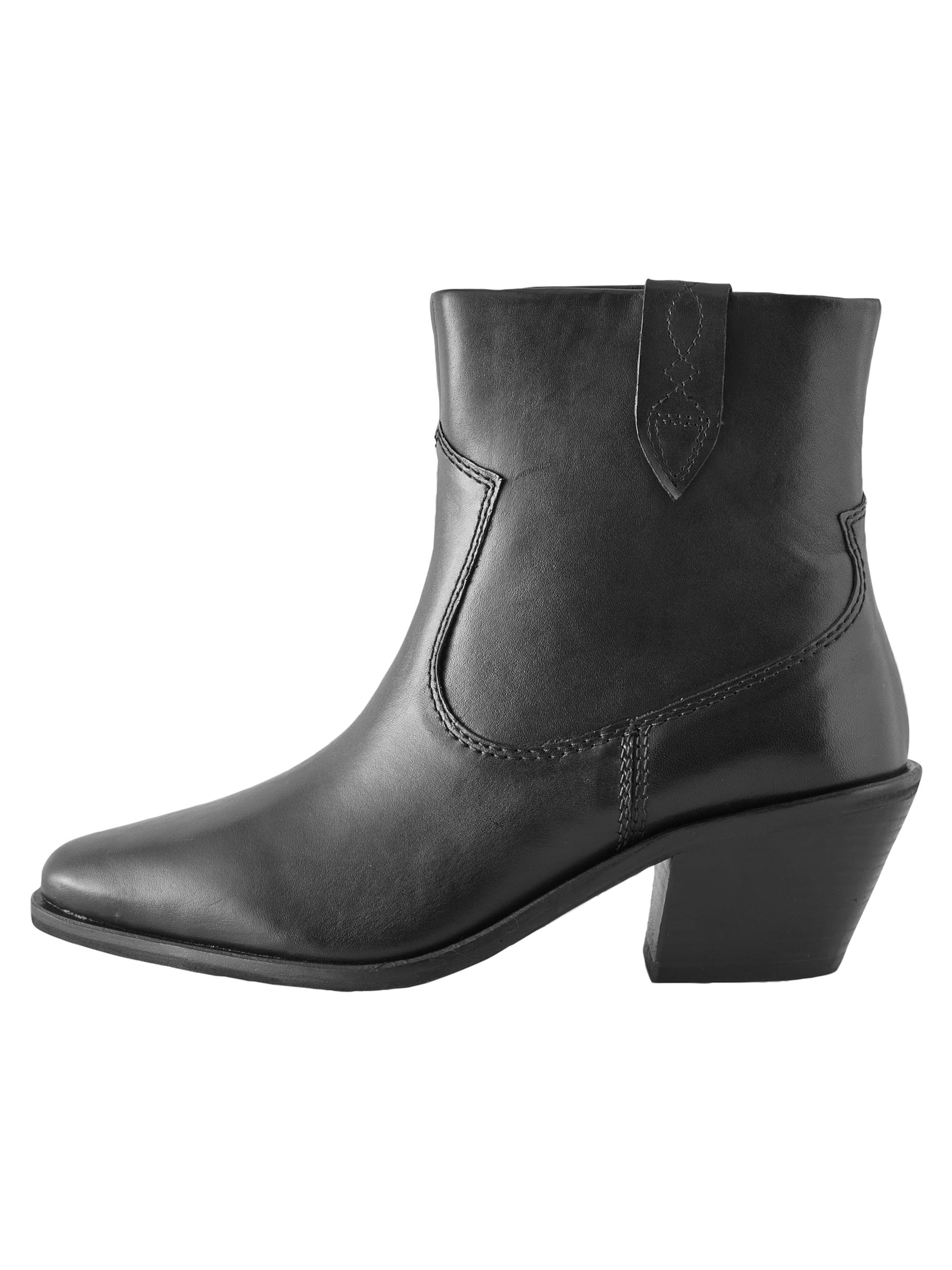 Next Comwboystøvler i sort: forside