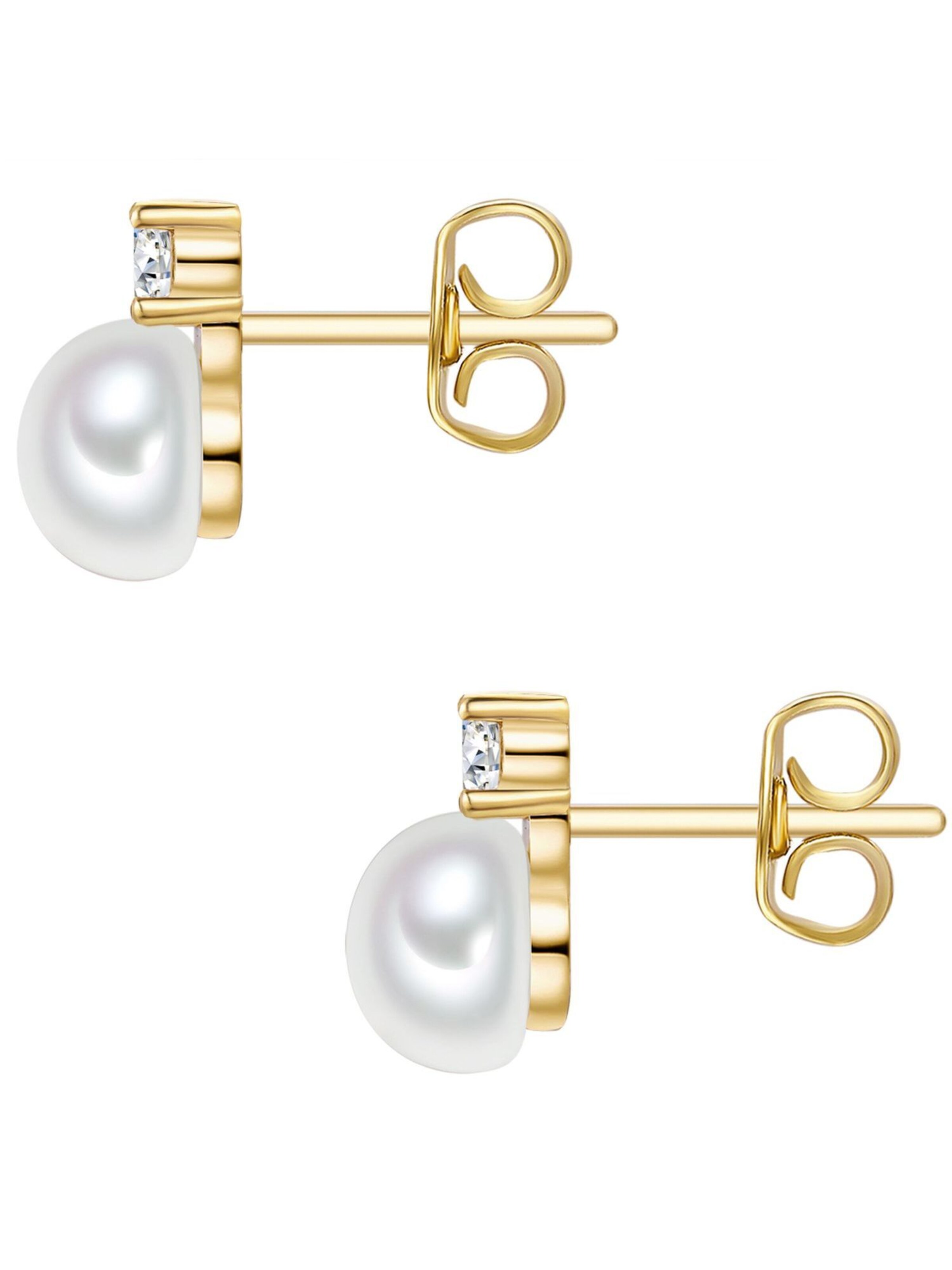 Trilani Earrings in White
